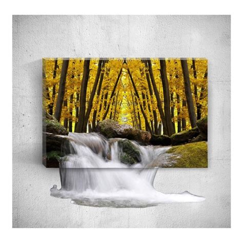 Nástěnný 3d Obraz Mosticx Autumn Waterfalls 40 X 60 Cm Bonami