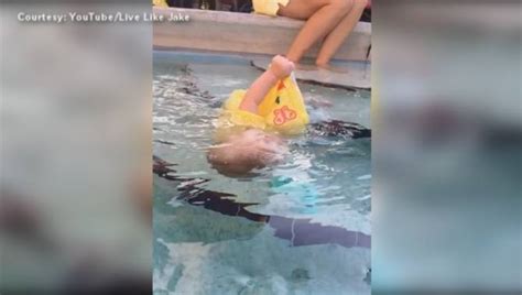 florida mom whose son drowned defends controversial video of infant daughter learning to swim