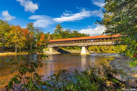 Saco River Covered Bridge New Hampshire New England Steve Shames