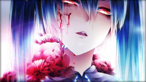 Female Crying Blood Anime Wallpapers Wallpaper Cave