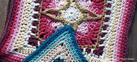 Diamond Star Crochet Square Joanita Theron Designs Crochet Square