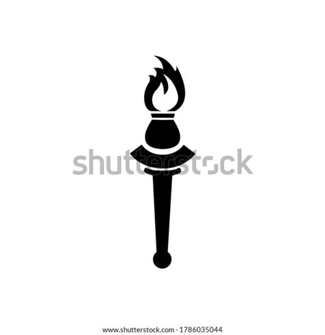 Vector Image Olympic Flame Stock Vector Royalty Free 1786035044