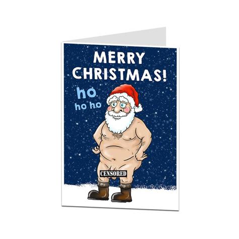 funny christmas card rude christmas card adult christmas etsy uk