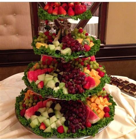 Hearth and hand christmas decoration ideas for tiered trays. Image result for bridal shower fruit tray arrangements ...