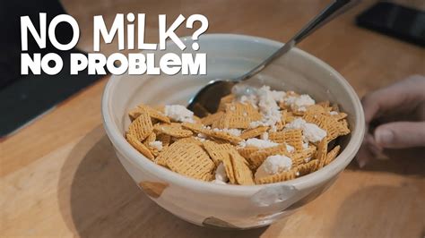 How To Eat Cereal Without Milk Youtube