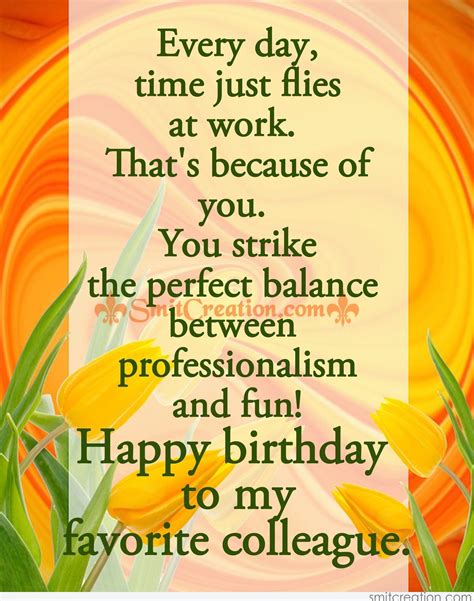 Birthday Wishes For Colleague Pictures And Graphics SmitCreation Com