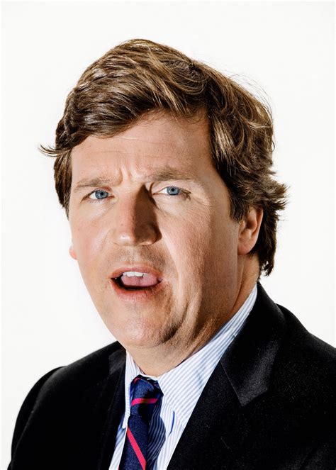 He does not have the customary bow tie. Tucker Carlson's Fighting Words | The New Yorker
