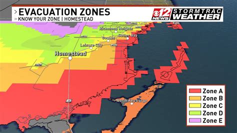 Hurricane Preparedness Week Evacuation Zones Wtvx