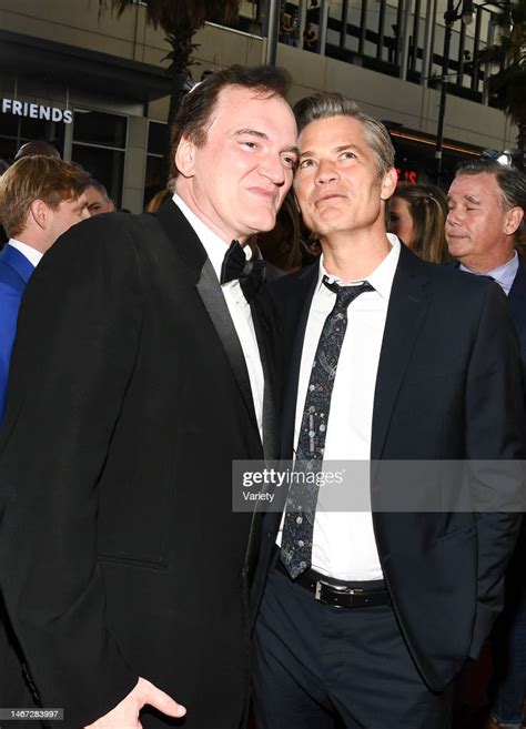 Quentin Tarantino And Timothy Olyphant News Photo Getty Images
