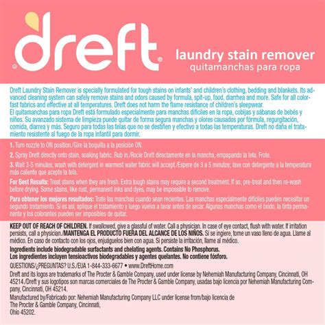 Dreft Stain Remover 24 Ounce Pack Of 2 Plus Dreft Stain Pen