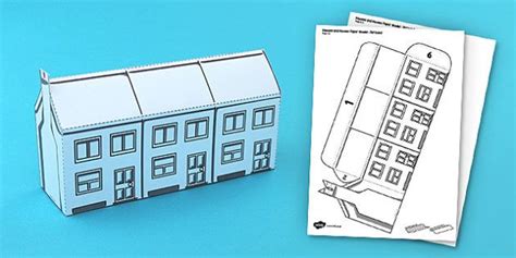 Primary Resources Free Teaching Resources Paper Models House House