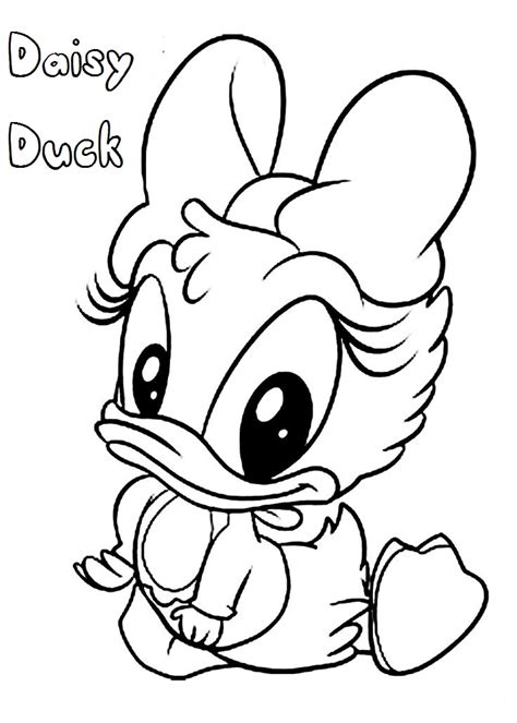 Indeed, it is difficult to find a corner on the planet where they would not know a noisy drake in a sailor suit and a peakless cap. Printable Daisy Duck Coloring Pages