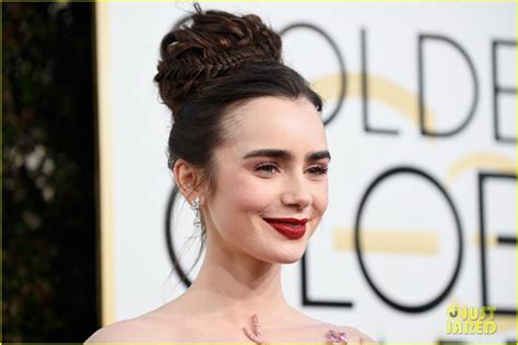 Lily Collins Stuns For First Golden Globes As A Nominee Photo