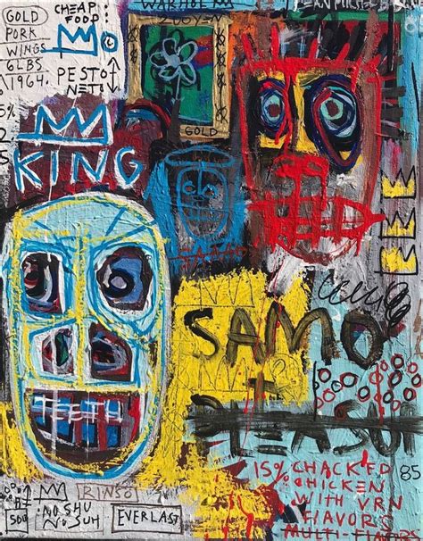 Jean Michel Basquiat Original Painting Rare Samo Original Paintings