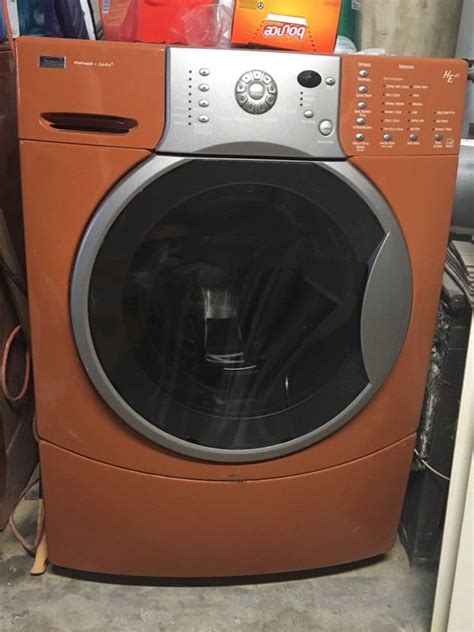 Kenmore Elite He4t Burnt Orange Washer And Dryer Combo For Sale In