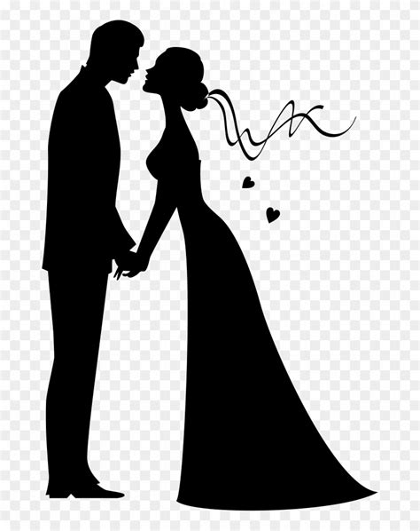 Bride And Groom Silhouette Png Silhouette Bride And Groom Images