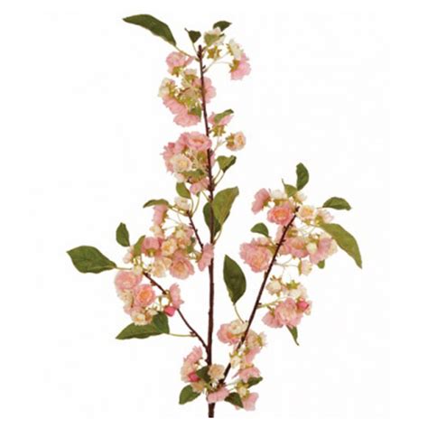 Artificial Cherry Blossom Branch Pink 105cm Artificial Flowers