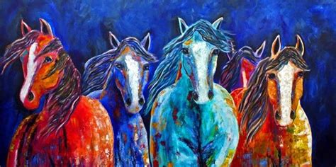 40 Beautiful Oil Pastel Paintings Watercolor Horse Painting Oil