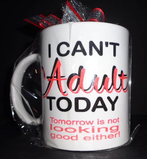 I can't Adult today Coffee Cup - Simply Create Effect