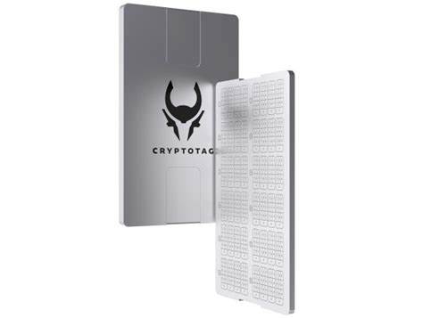 Cryptotag Zeus Bulletproof Titanium Crypto Hardware Wallet
