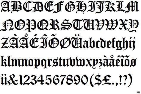 Old English Lettering Alphabet English Calligraphy Old English Font