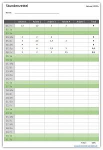 Eine alternative sind unsere kostenlosen downloads. Stundenzettel | Excel tipps, Excel vorlage, Vorlagen