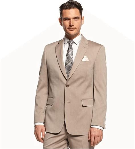 The website has such a large catalogue that you can find suits there of. Khaki Tuxedos For Weddings | Khaki groom, Tuxedo for men ...