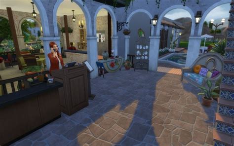 Italian Restaurant At Via Sims Sims 4 Updates