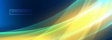 Abstract Colorful Shiny Wave Banner Vector 381789 Vector Art At Vecteezy