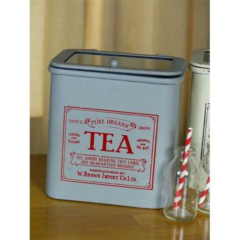 Vintage Retro Metal Tea Coffee Canisters Sugar Storage Tins 1809