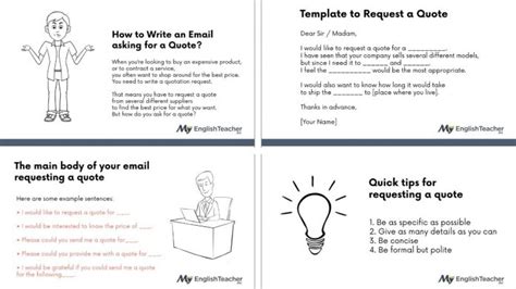 Check spelling or type a new query. How to Write an Email asking for a Quote?