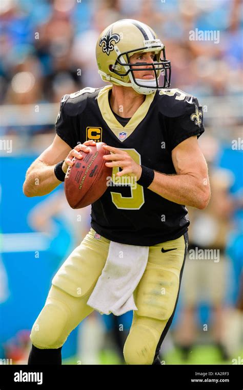 New Orleans Saints Quarterback Drew Brees 9 During The Nfl Football