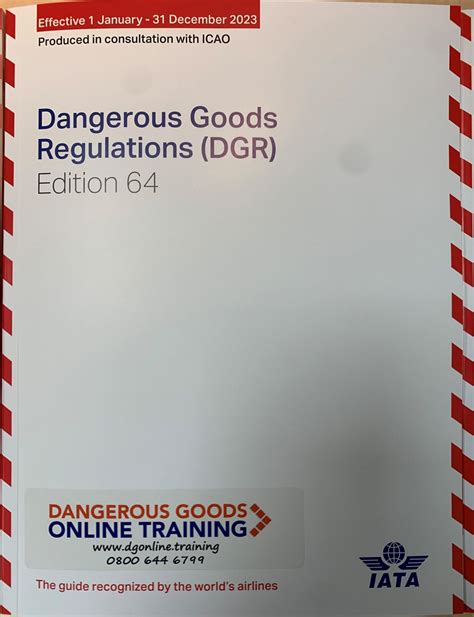 Iata Dgr Addendum Th Edition Dangerous Goods Online Training