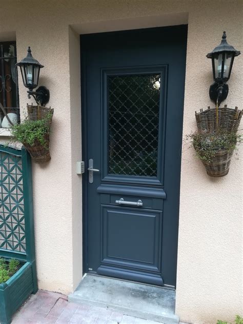 Portes d'entrée mixte alu / bois. Porte d'entrée sur-mesure, Produits Français | Vauréal ...