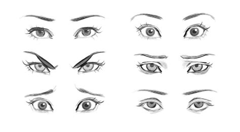 Skillful Use Of Facial Expressions In Animation Realistic Eye Drawing