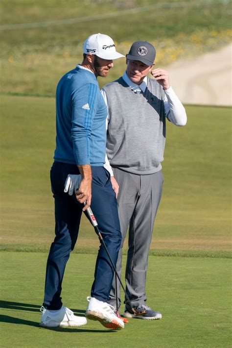 Dustin Johnson And Wayne Gretzky On The Golf Course In Photos