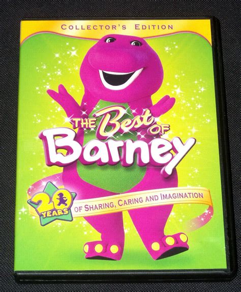Barney Best Of Dvd Pbs Kids Tv Show Childrens Sharing Caring Purple