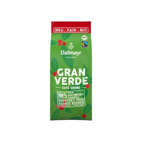 Dallmayr Orgánico Gran Verde Café En Granos 220g Fine Foods
