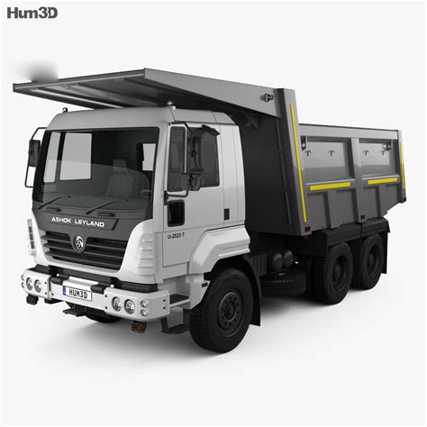 1.37 ashok leyland partner 4 tyre. Ashok Leyland U-2523 T Tipper Truck 2012 3D model - Hum3D
