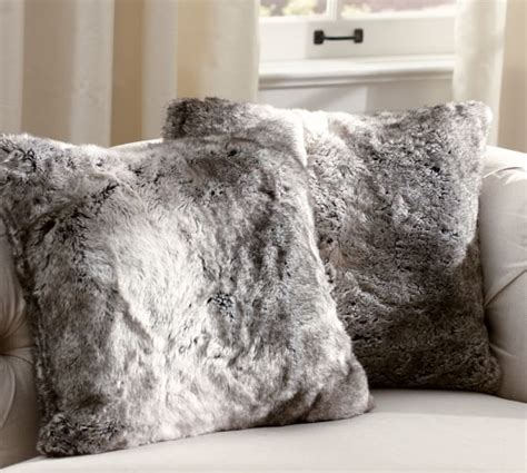 Shop with afterpay on eligible items. Faux Fur Pillow Cover - Gray Ombre | Pottery Barn