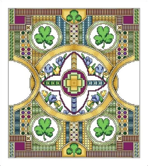 Vickery Collection Celtic March Cross Stitch Pattern Celtic Cross