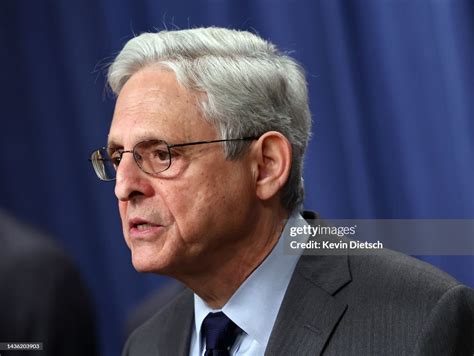 Us Attorney General Merrick Garland Speaks At A Press Conference At