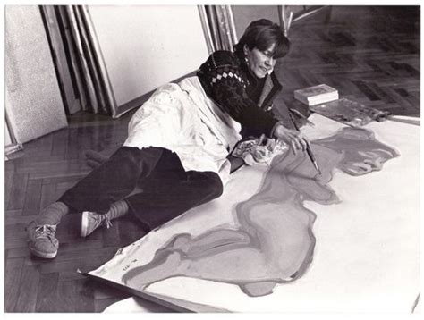 Maria Lassnig Art Poster Design Artist At Work Female Artists