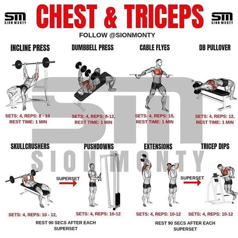Best Chest And Tricep Workout Plan Milford Burrow