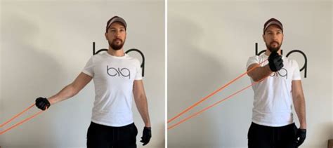 Chest Fly With Resistance Bands Biqbandtraning