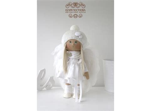 Angel Tilda Doll Winter Doll Art Doll By Annkirillartplace On Etsy