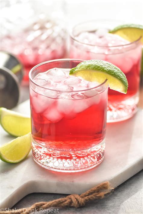 Vodka Cranberry Shake Drink Repeat