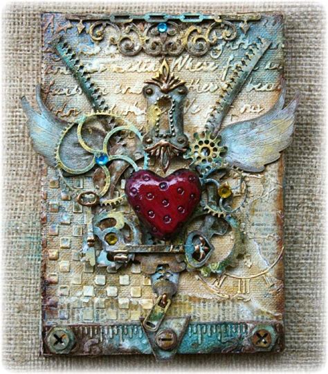 Steampunk Style Mixed Media Canvas Explore The World Of Steampunk