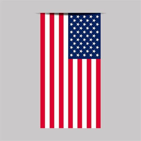 Premium Vector United States Flag Vector Illustration