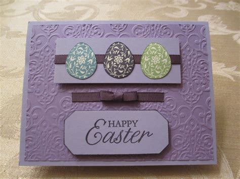 Stampin Up Card Made With Easter Blossoms Stamp Set Wisteria Wonder